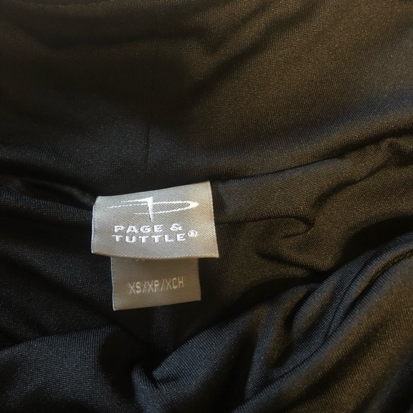 Black Page & Tuttle Women's Knit Pull-On Skort Casual Skort - Picture 6 of 8